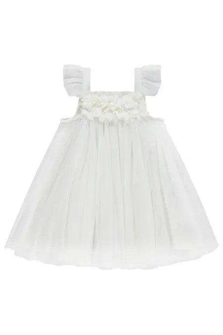 Ensemble combinaison et robe pour fille, 2-5 ans, écru - Emballage