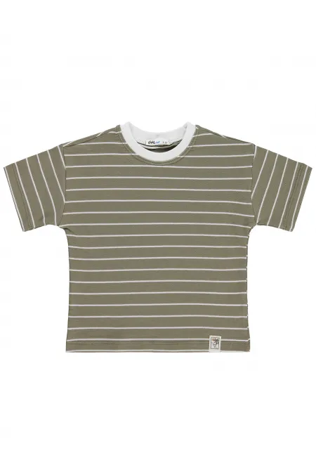 Erkek Çocuk Tişört 2-5 Yaş Haki - Paket