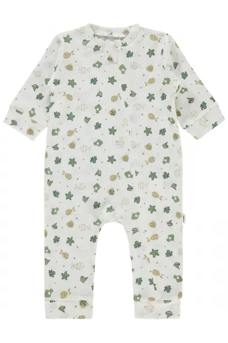 Grenouillères bébé 0-24 mois écru - Paquet