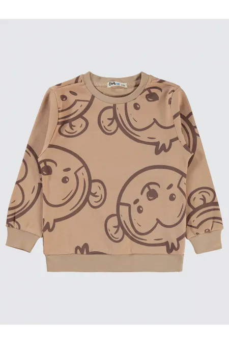 Boy Sweatshirt 2-5 Years Mink - Package