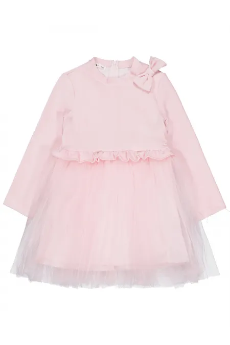 Kız Çocuk Jile ve Elbise 6-9 Yaş Pudra - Paket