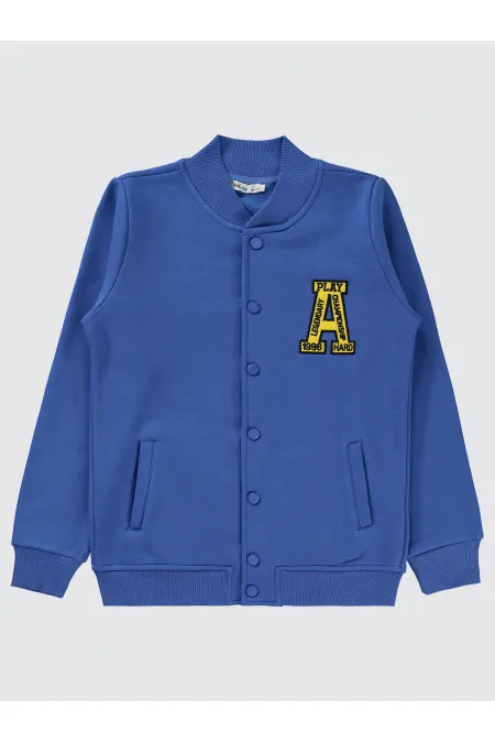 Gilet garçon bleu 10-13 ans - Emballage