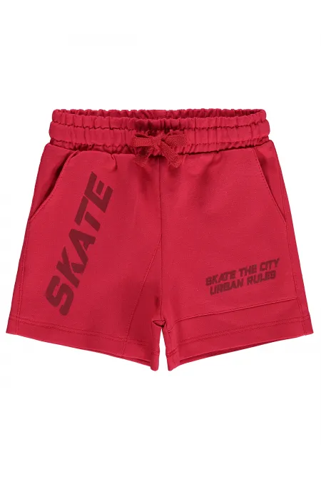 Erkek Çocuk Şort 2-5 Yaş Nar - Paket