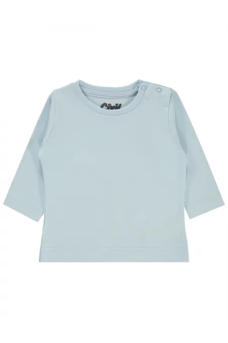 Bebek Sweatshirt 0-24 Ay Mavi - Paket