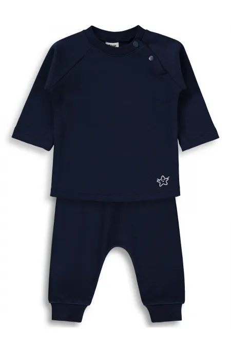 Ensemble bébé 0-24 mois bleu marine - Emballage