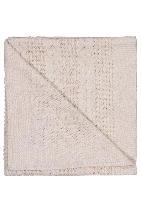 Bebek Battaniye ve Kundak 0-24 Ay Bej - Paket