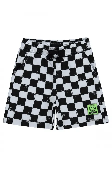 Pantalon Capri garçon, 2-5 ans, noir et blanc - Lot