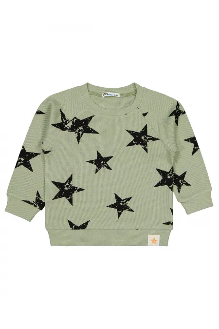 Erkek Çocuk Sweatshirt 2-5 Yaş Haki - Paket