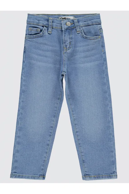 Pantalon garçon, 2-5 ans, bleu clair - Lot