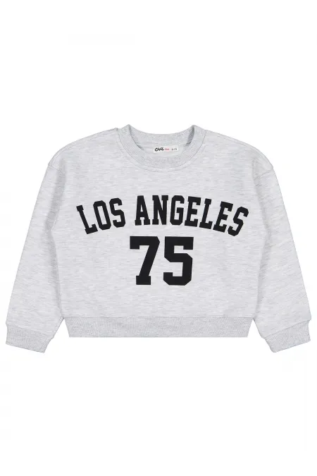 Kız Çocuk Sweatshirt 6-9 Yaş Karmelanj - Paket