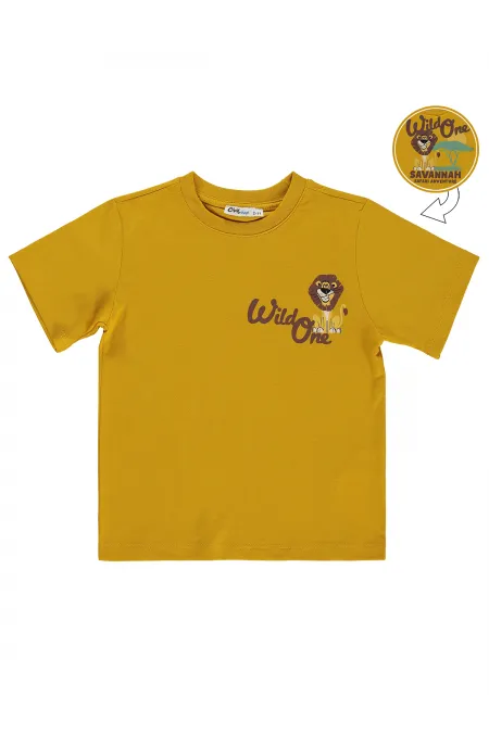 Boys' T-Shirt, Ages 2-5, Dark Mustard - Pack Boys' T-Shirt, Ages 2-5, Dark Mustard - Pack