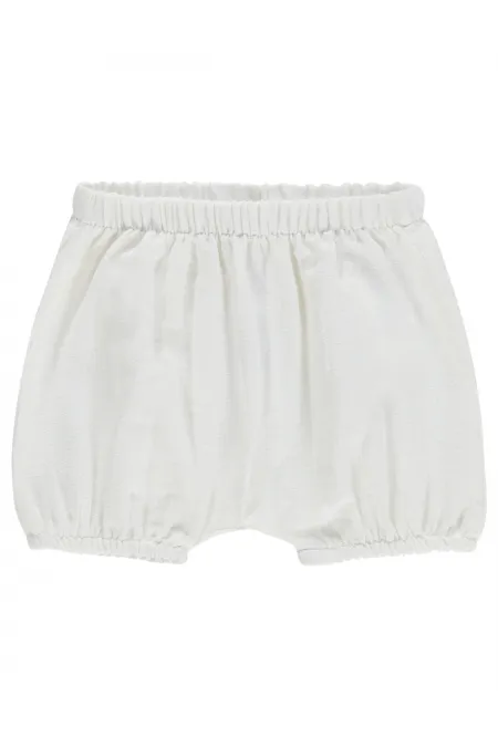 Bebek Şort 0-24 Ay Ekru - Paket