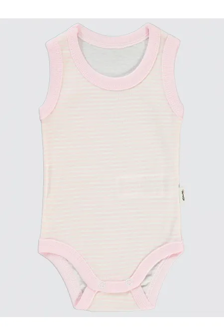 Bebek Çıtçıtlı Badi 0-24 Ay Pembe - Paket