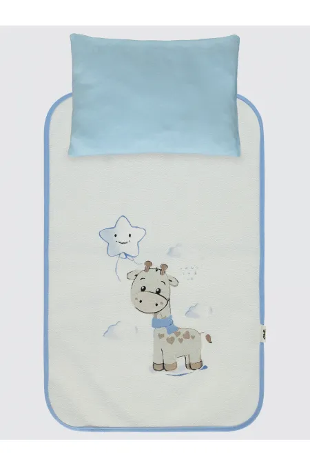 Matelas à langer pour bébé 0-24 mois bleu - Emballage