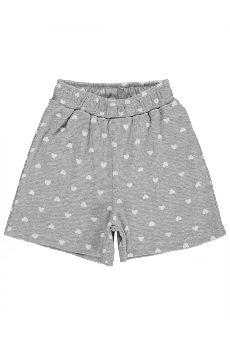 Kız Çocuk Şort 6-9 Yaş Karmelanj - Paket