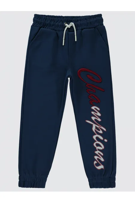 Bas de survêtement garçon 10-13 ans bleu marine - Lot