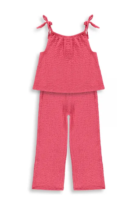 Kız Çocuk Takım 2-5 Yaş Nar - Paket