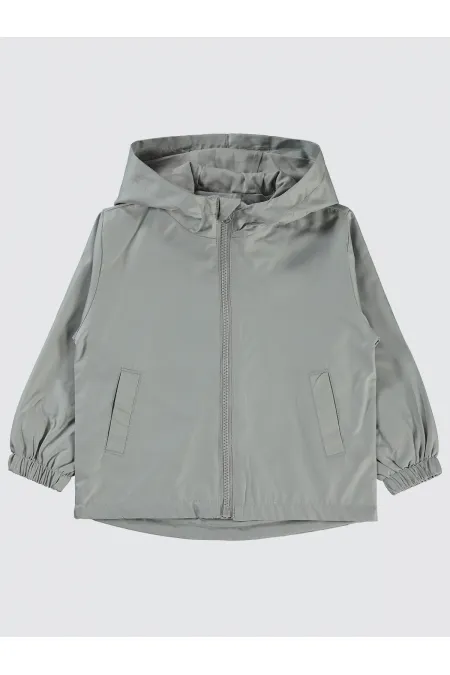 Erkek Çocuk Yağmurluk 2-5 Yaş Gri - Paket