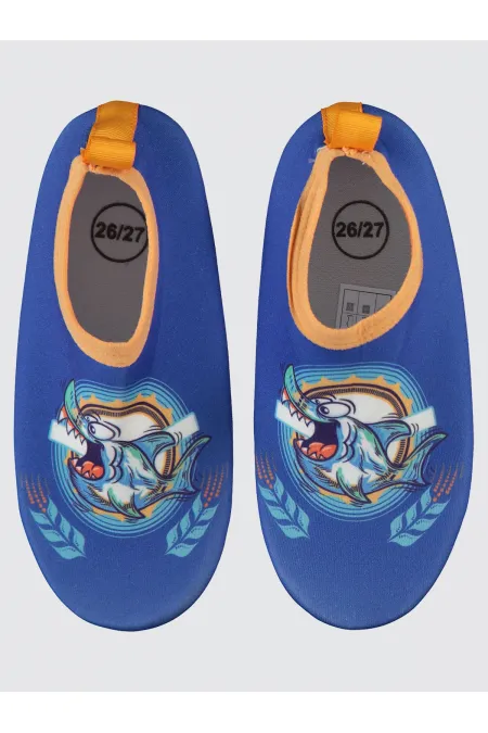 Erkek Çocuk Deniz Ayakkabısı 26-30 Numara Mavi - Paket