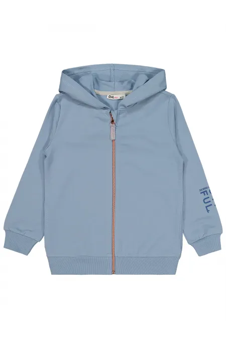 Gilet bleu pour fille (6-9 ans) - Emballage