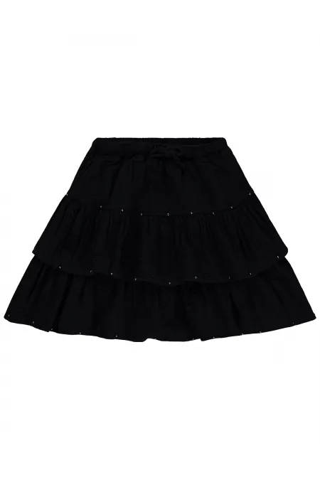 Kız Çocuk Etek 10-13 Yaş Siyah - Paket