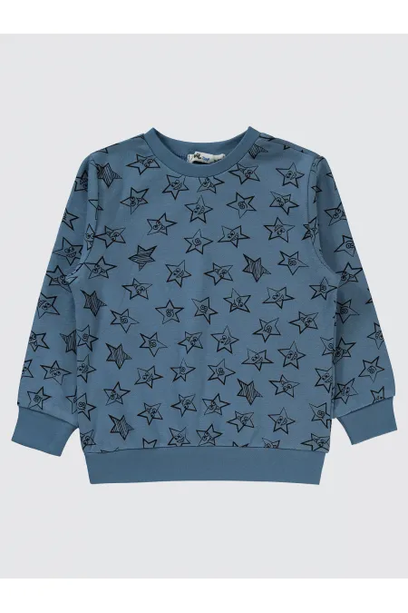 Sweat-shirt garçon 2-5 ans indigo - Emballage