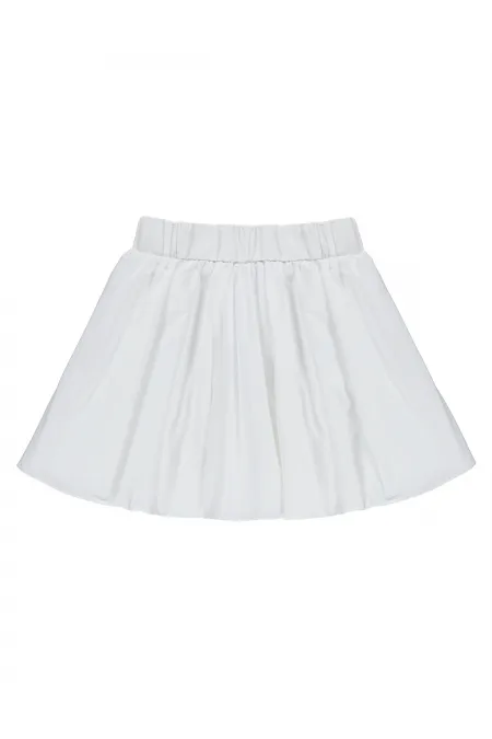 Kız Çocuk Etek 6-9 Yaş Kırık Beyaz - Paket
