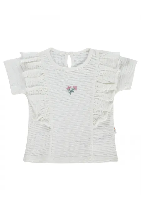 Bebek Tişört 0-24 Ay Ekru - Paket