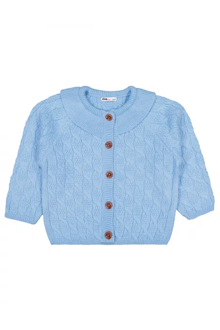 Gilet bleu pour fille (6-9 ans) - Emballage