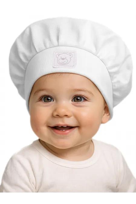 Ensemble bonnet et chapeau bébé 0-24 mois Blanc - Emballage Ensemble bonnet et chapeau bébé 0-24 mois Blanc - Emballage