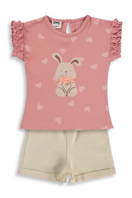 Bebek Takım 0-24 Ay Açık Kiremit - Paket