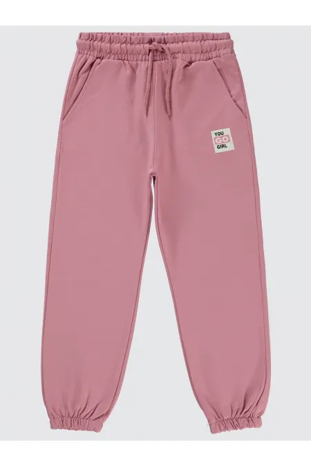 Girl's Tracksuit Bottoms 10-13 Years Old Cosmetic Pink - Package