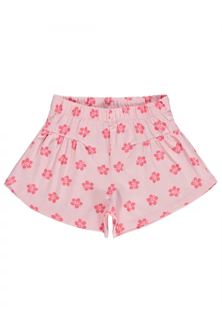 Kız Çocuk Şort 6-9 Yaş Pembe - Paket