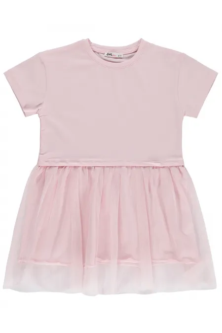Combinaison et robe pour filles, 6-9 ans, rose poudré - Lot