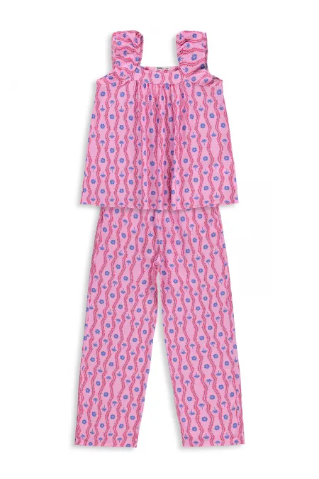 Kız Çocuk Takım 10-13 Yaş Leylak - Paket