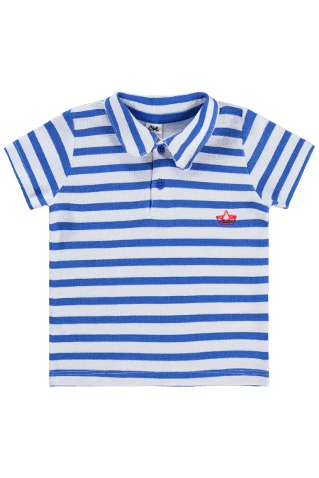 Baby T-shirt 0-24 Months Navy Blue - Package
