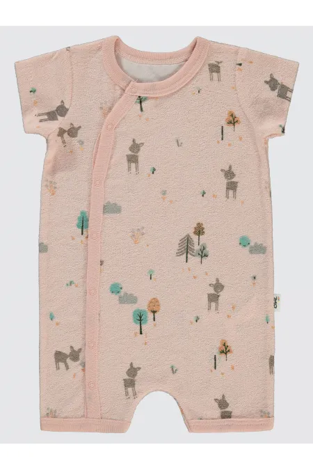 Grenouillères bébé 0-24 mois roses - Lot