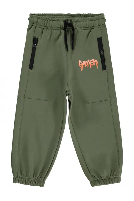 Boys' Sweatpants, Ages 2-5, Khaki - Pack Boys' Sweatpants, Ages 2-5, Khaki - Pack