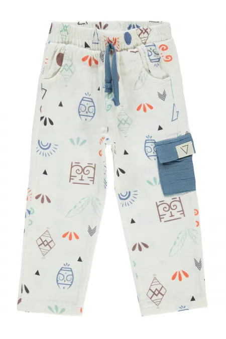 Pantalon garçon 2-5 ans indigo - Emballage