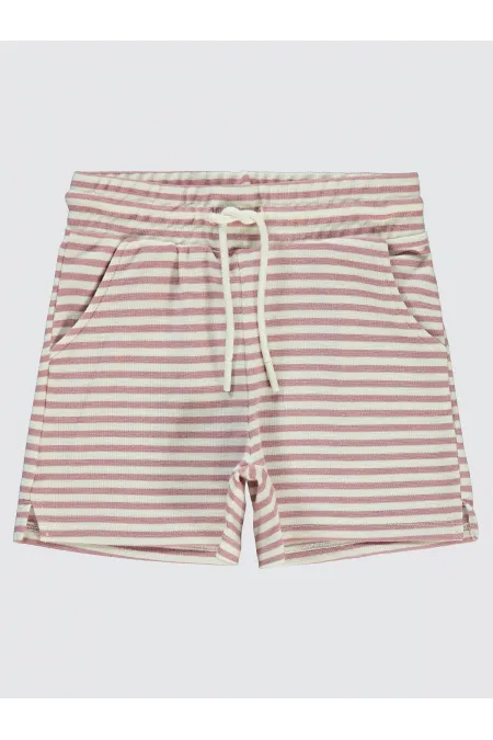 Kız Çocuk Şort 6-9 Yaş Koyu Pudra - Paket