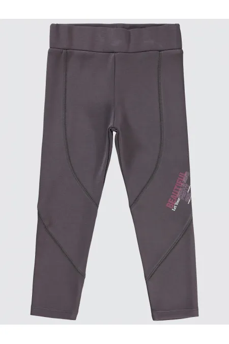 Collants pour filles de 6 à 9 ans, gris clair - Emballage