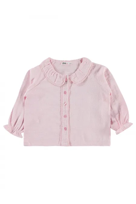 Kız Çocuk Gömlek 2-5 Yaş Pembe - Paket