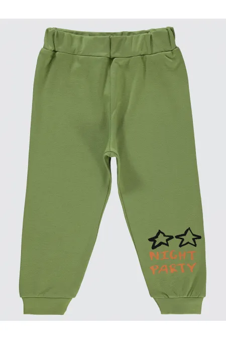 Erkek Çocuk Eşofman Altı 2-5 Yaş Açık Haki - Paket