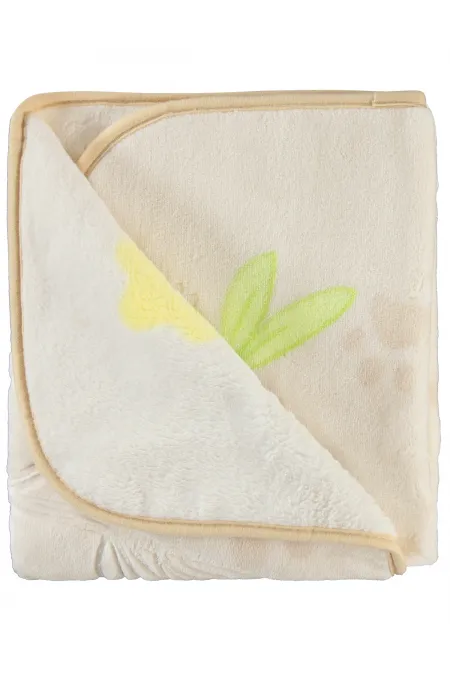 Couverture et lange pour bébé 0-24 mois beige - Emballage