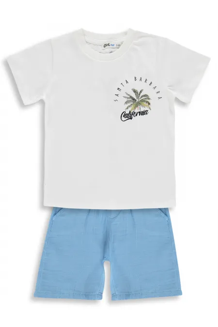 Boys' Team Set 2-5 Years Old, Off-White - Package
