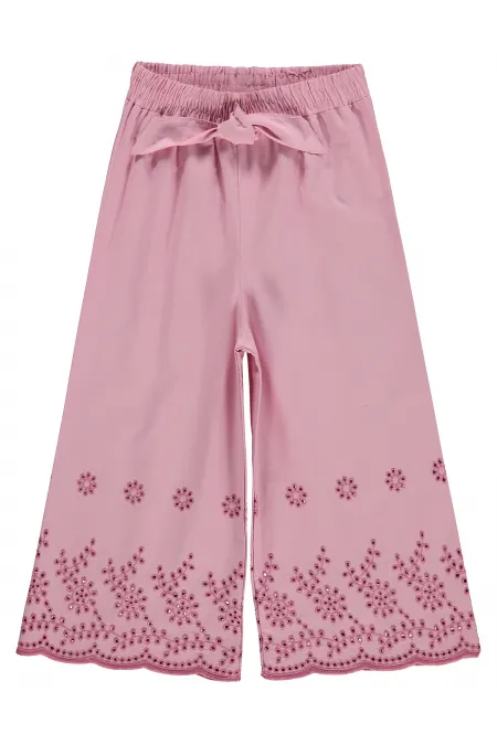 Kız Çocuk Pantolon 2-5 Yaş Koyu Pembe - Paket