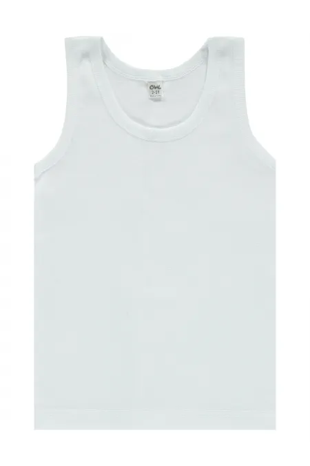 Erkek Çocuk Atlet 2-9 Yaş Beyaz - Paket