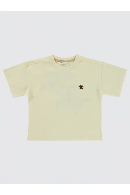T-shirt garçon ivoire 2-5 ans - Lot