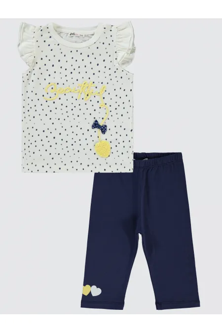 Ensemble bleu nuit pour filles de 2 à 5 ans - Emballage