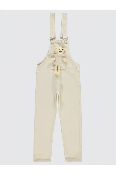 Robe trapèze fille 6-9 ans beige - Emballage